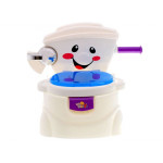 Interaktívny nočník záchodík pre dieťatko biely